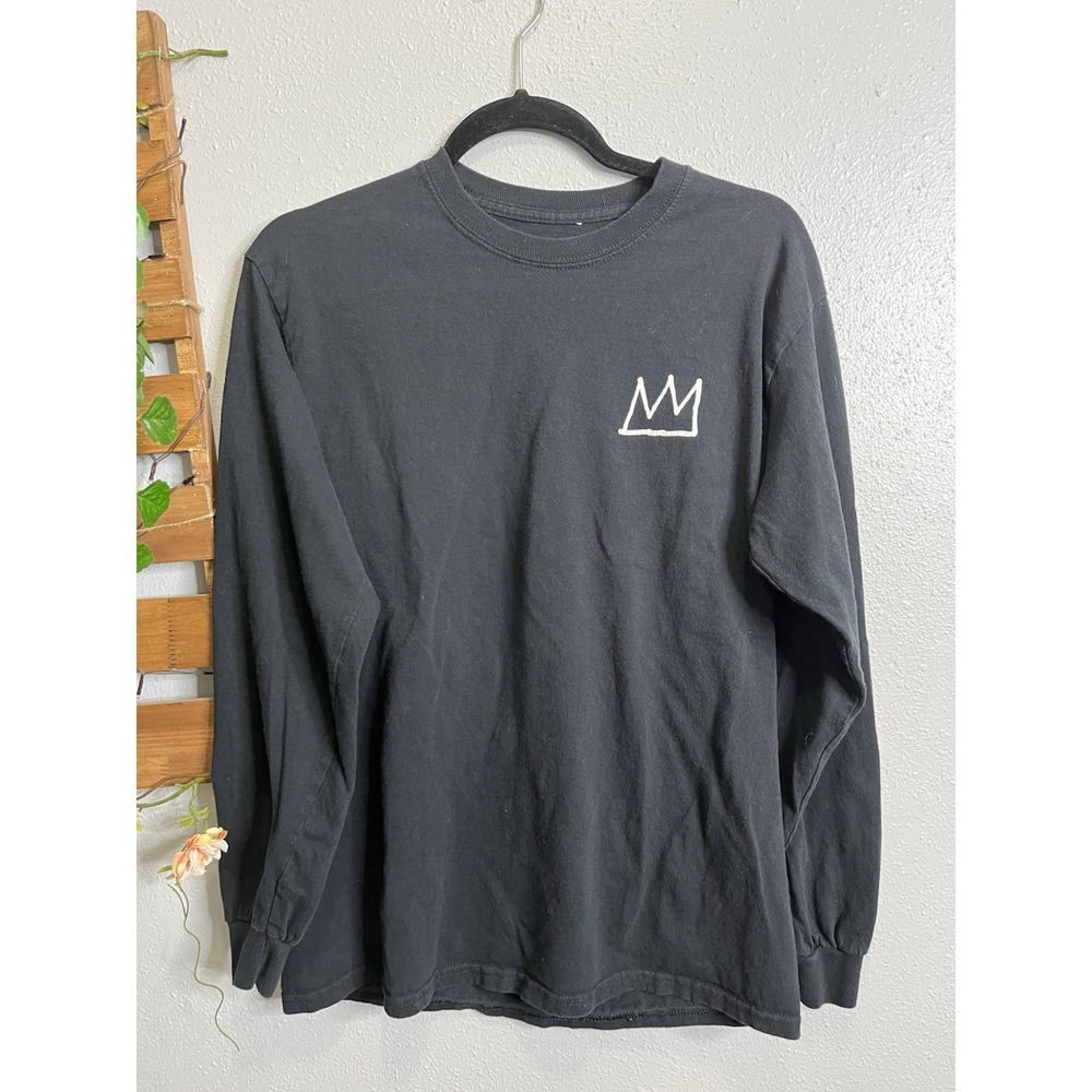 Jean-Michel Basquiat Art LS T-shirt Jazz Ornithology Alchemy Gillespie Medium - Picture 1 of 3